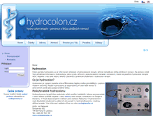Tablet Screenshot of hydrocolon.cz